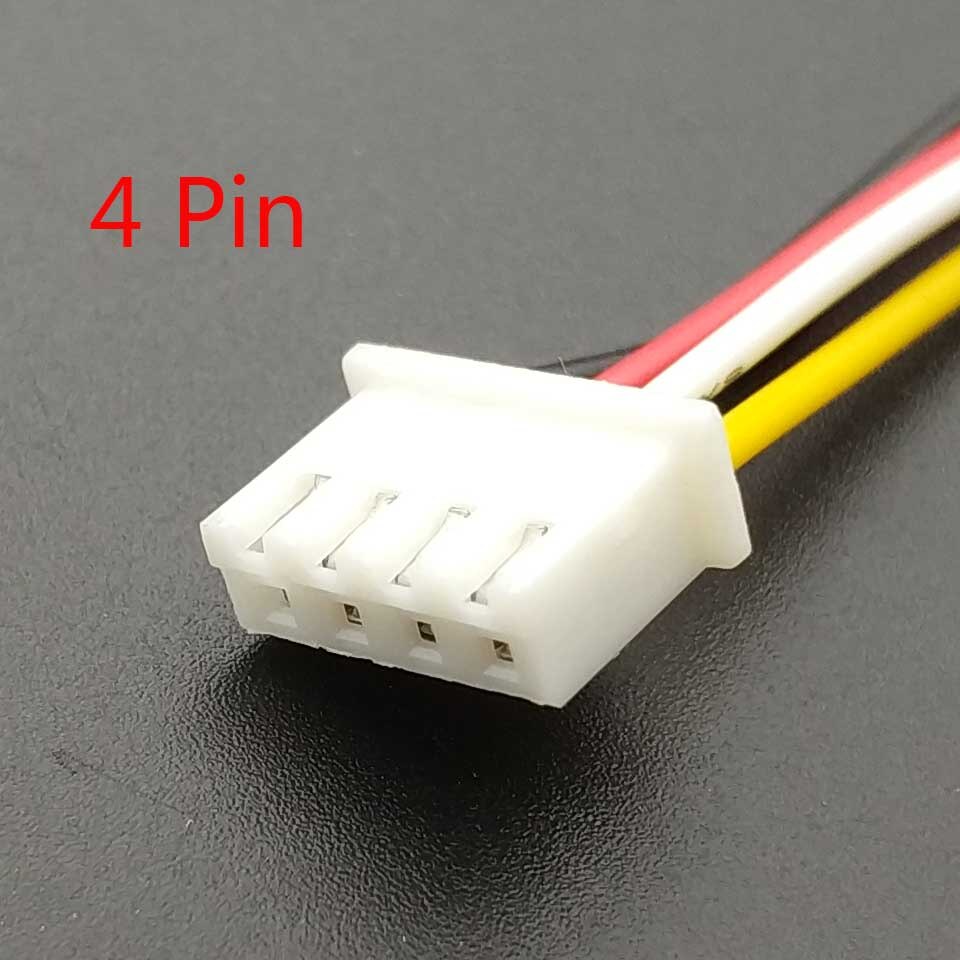 10 PCS XH 2.54 JST Connector Plug Wire Cable 20cm Long 26AWG 2/3/4/5/6/7/8/9/10/11/12P + XH 2.54 Connector plug Male connector: XH 2.54 4P