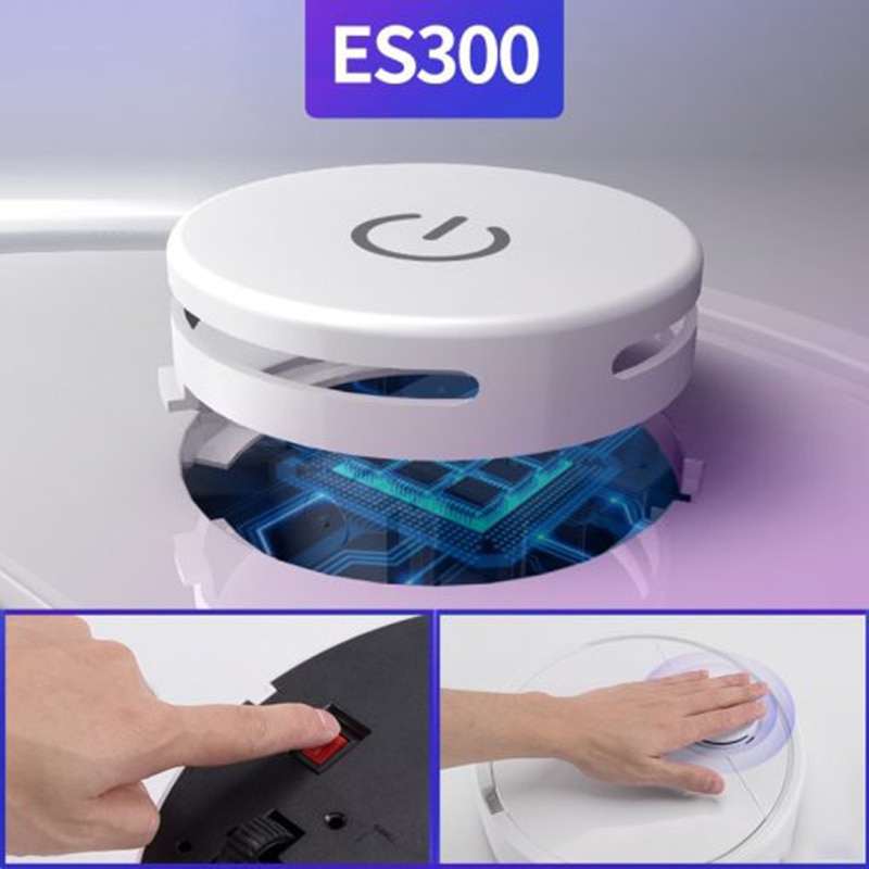 Smart Floor Robot Vacuum Cleaner Touching Rechargeable Thin Vacuum Cleaner DC120