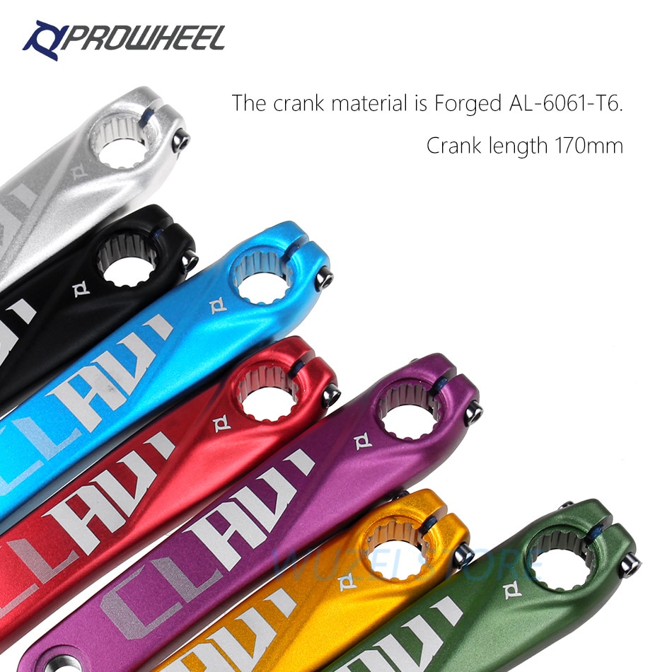 PROWHEEL 104BCD Mountain Bike Crankset Aluminum Alloy With Bottom 170mm 175mm MTB Bicycle Crank With axis 1x11Speed bike parts