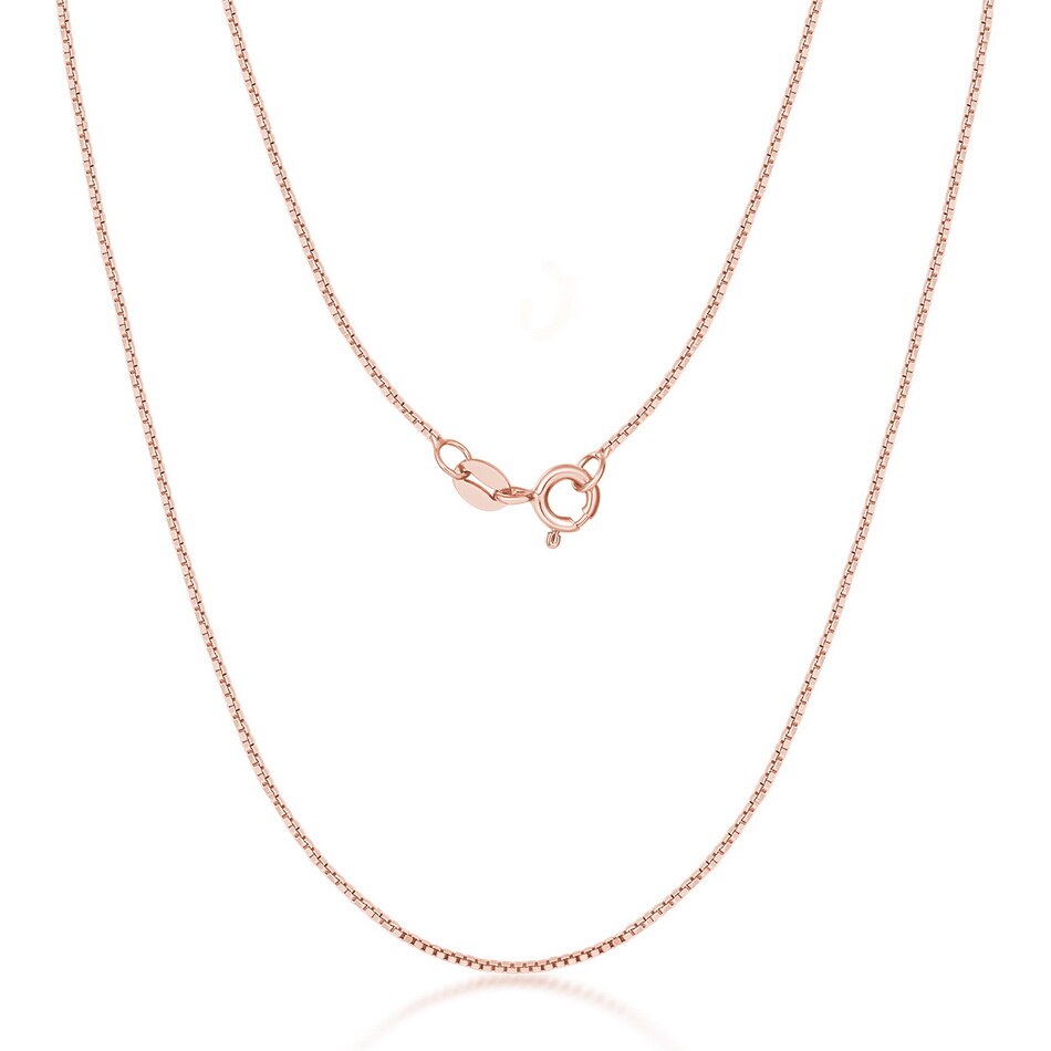 ALLNOEL 925 Sterling Silber Halskette Kette Gold Überzogene 925 Silber Schlange Kette Vergoldung Kette Für Jeden Anhänger 400MM + 50MM