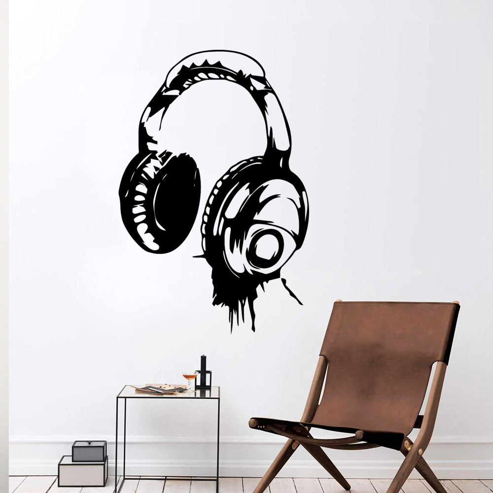 Decoratieve muziek muursticker voor kinderkamer decoratie bar thuis slaapkamer decor muurtattoo behang stickers stickers