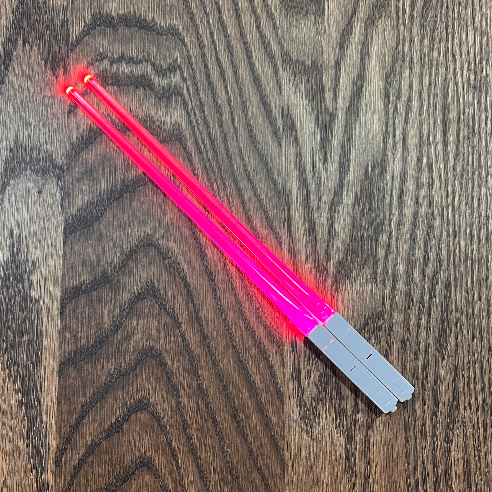 Sabre Laser LED thème StarWar, baguettes chinoises lumineuses, réutilisables, lavables et détachables, baguettes à Sushi, vaisselle de cuisine, 1 paire: Bleu