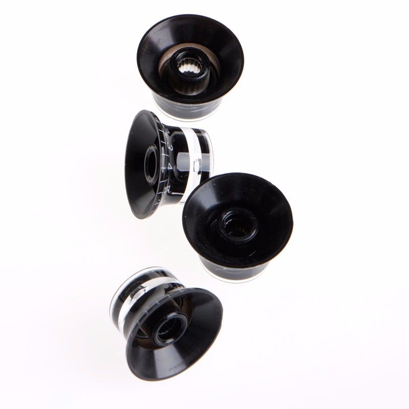 Guitar 2 Tone 2 Volume Control Knobs Silver Top Hat Bell 6mm Diameter Pots For Gibson Les Paul Epiphone SG Instrument Parts