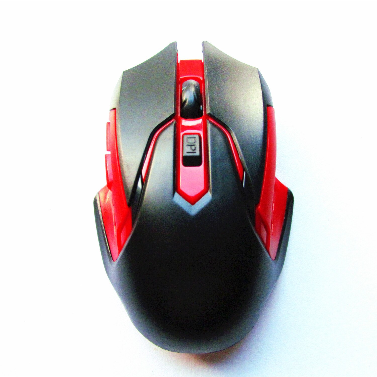 Draadloze 2.4GHz Optische Muis Professionele 6 Knop Gaming Draadloze Muizen voor PC Gaming Laptops Computer Muis Gamer Muis: Rood