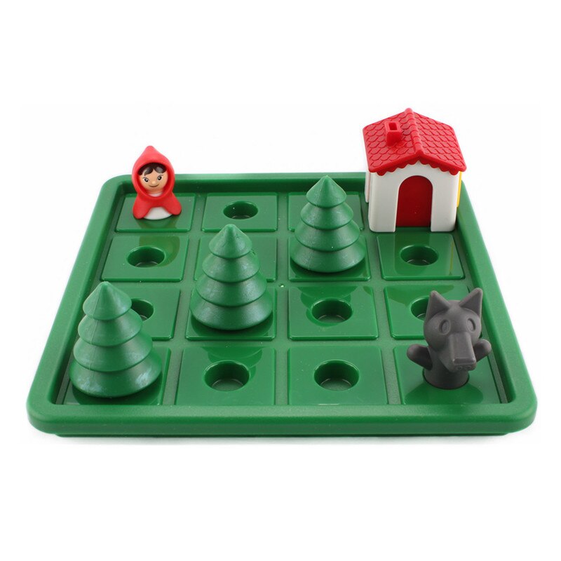 Zabawki edukacyjne dla dzieci małe czerwone bandana sprytny IQ wyzwanie gry planszowe puzzle dla dzieci prezent