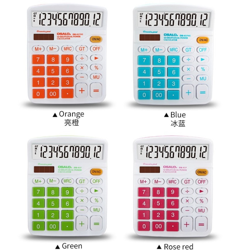 837VC Mini Calculadora Cientifica Handheld Mini Calculators Office Electronic Calculator Calculatrice for Financeira School