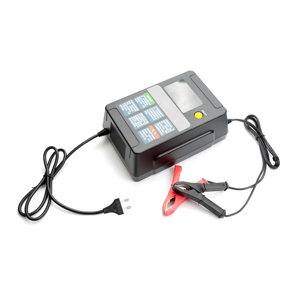 Fully Automatic Car Battery Charger 12V 8A / 24V 4A Intelligent Fast Power Charging Wet Dry Lead Acid Digital LCD Display