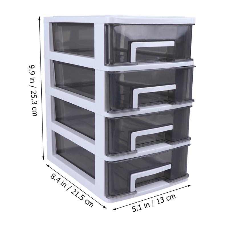 5-Layer Lade Bureau Opbergdoos Plastic Document Diversen Houder Cosmetische Kast Organizer Desktop Up Organizer Box: Style 2