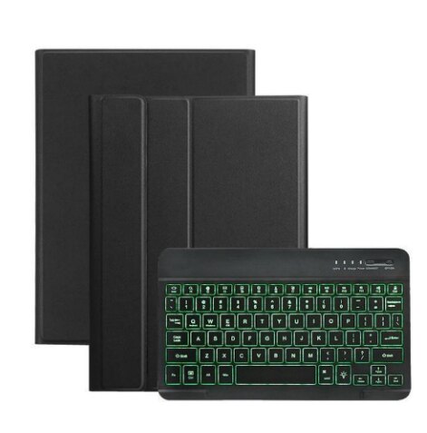 Backlit Draadloos Toetsenbord Case Voor Lenovo Tab M10 Fhd Plus 10.3 Tb-X606F TB-X606X Tablet Stand Cover Folio Case met Toetsenbord: green