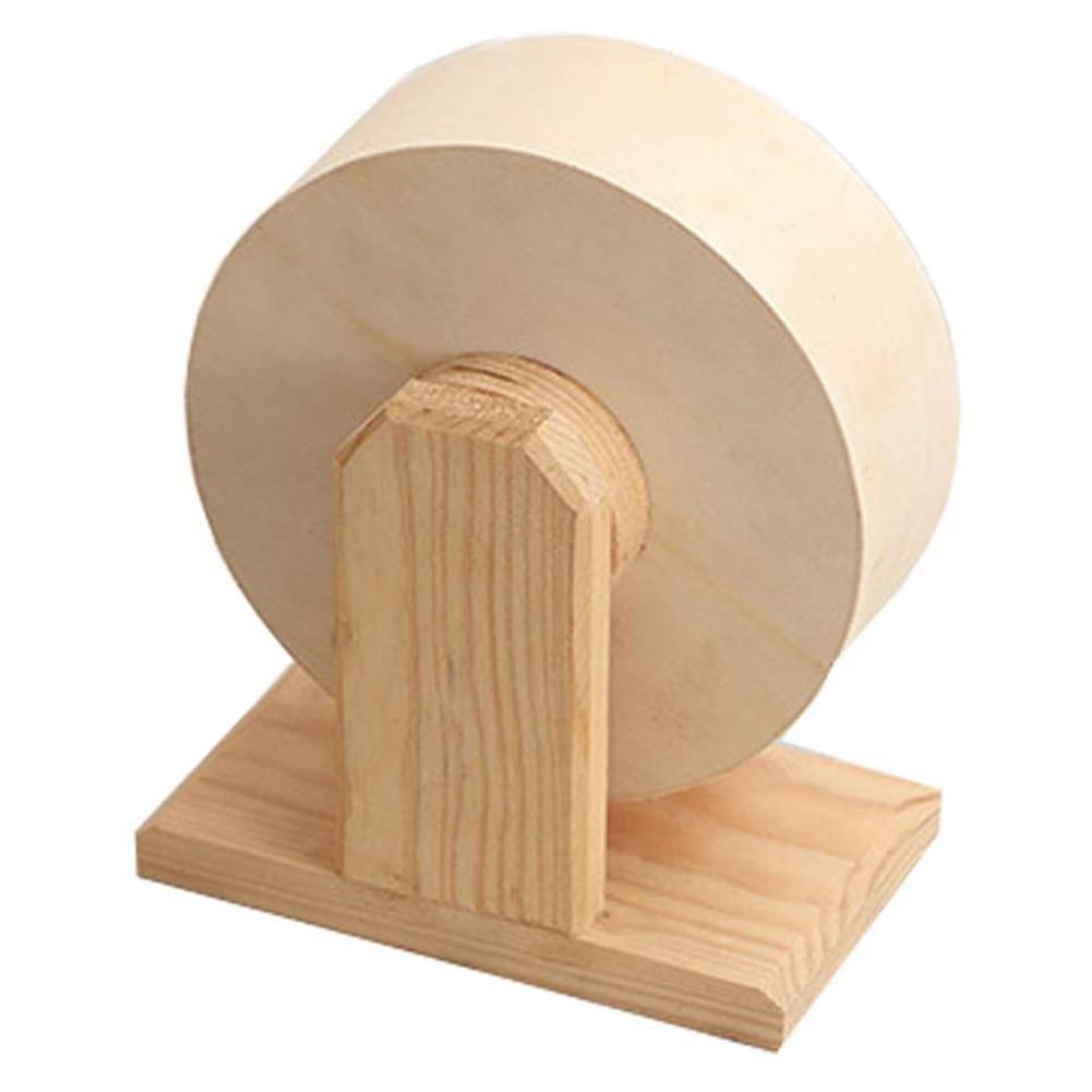 Pets Exercise Wheel Hamster Wooden Mute Running Spinner Wheel Toy for Rat Gerbil Mice Chinchillas Hamster