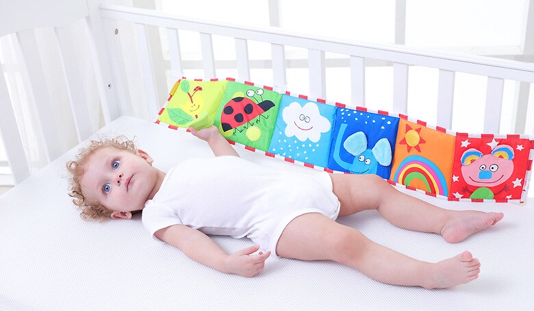 Cama de bebê pára-choques no berço para o bebê pano livro bebê decoração do quarto pára-choques no berço lado trança berço pára-choques trança pano livro