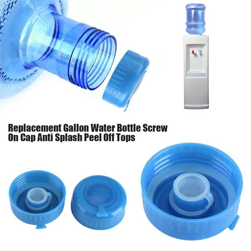 5 Gallon Water Bottle Snap On Lids Non Spill Reusable Replacemet Water Bottle Hats Anti Splash Peel Off Tops Water Bottle Caps