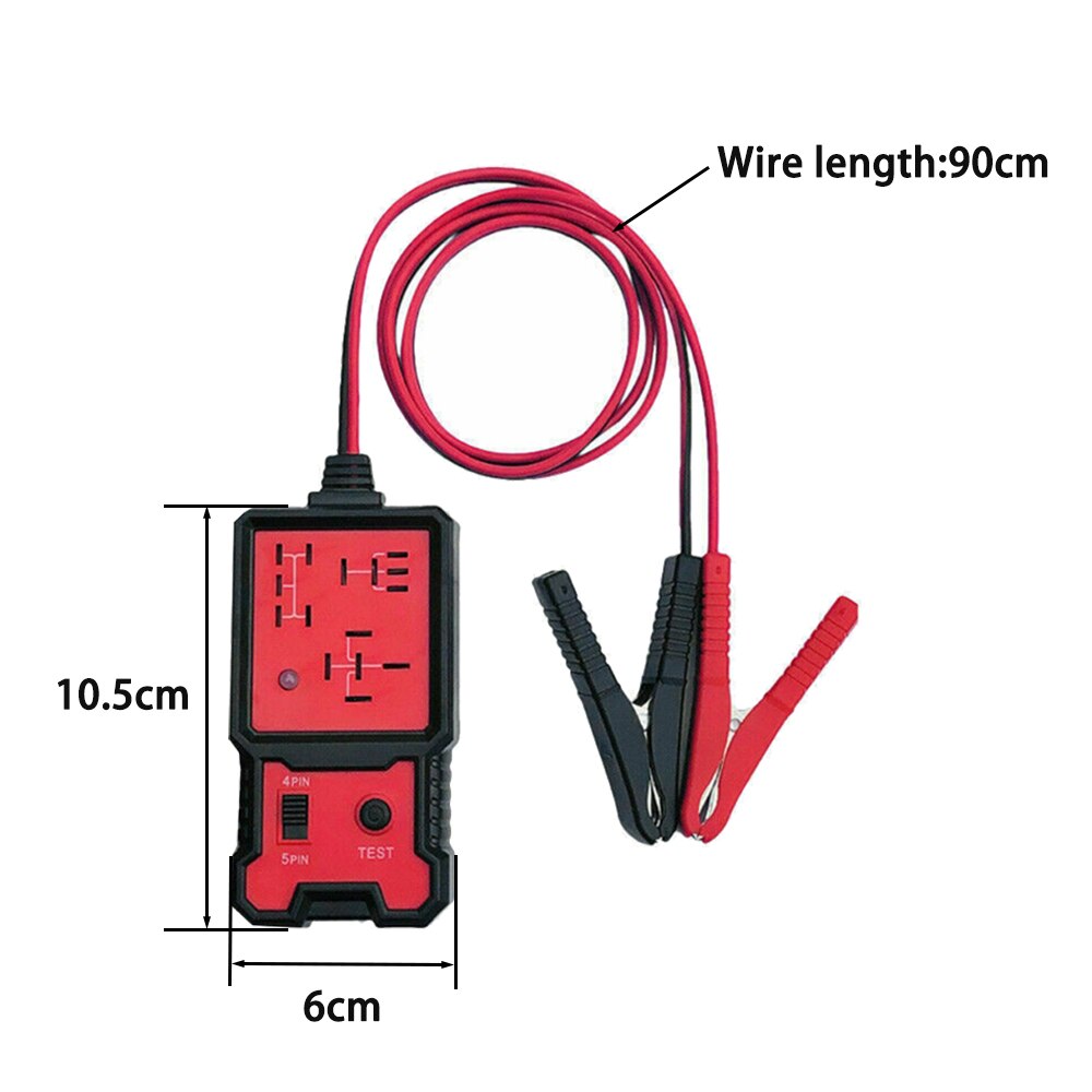 12V Automotive Relay Tester Electronic Relay Tester Automotive Battery Checker Auto Tool