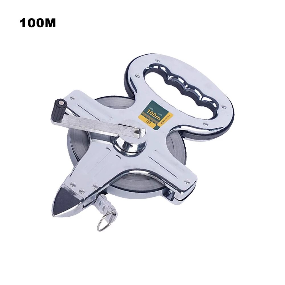 Tape Measure 30M 50M 100M Stainless Steel Tape Ruler Retractable Measuring Tape Metric Construction Measuring Tools