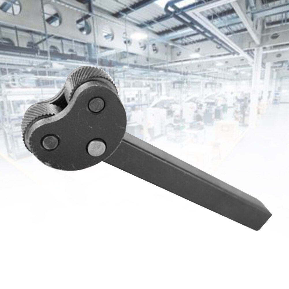 Double Wheel Industrial Durable Turning Lathe Multifunction Home Knurling Tool Cutter Rod Black Accessories For Woodworking