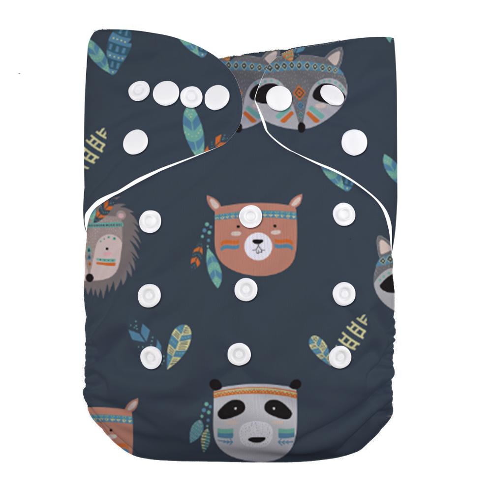 Couche lavable lilbit, taille unique, ajustable, lavable et réutilisable, pour bébés filles et garçons: Bl82
