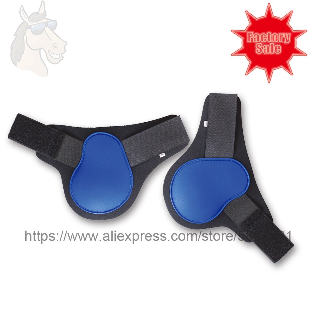 3 21005 Horse Fetlock Boots Full Cob Pony Size Leg Protection 2 Piece Per Pair Soft Neoprene Lining Strong Hook-and-Loop Closure