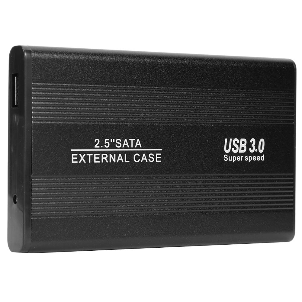 2.5 inch USB 3.0 to SATA External Enclosure Case Portable High Speed 6-Gbps SSD Hard Drive Enclosure Case Support 3TB