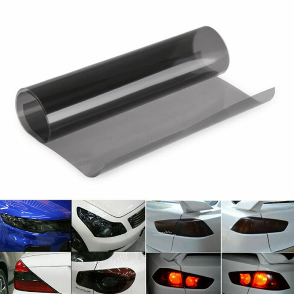 Changing Car light film Tint Sticker Headlight Fog lamp PVC Side marker: Matte Black