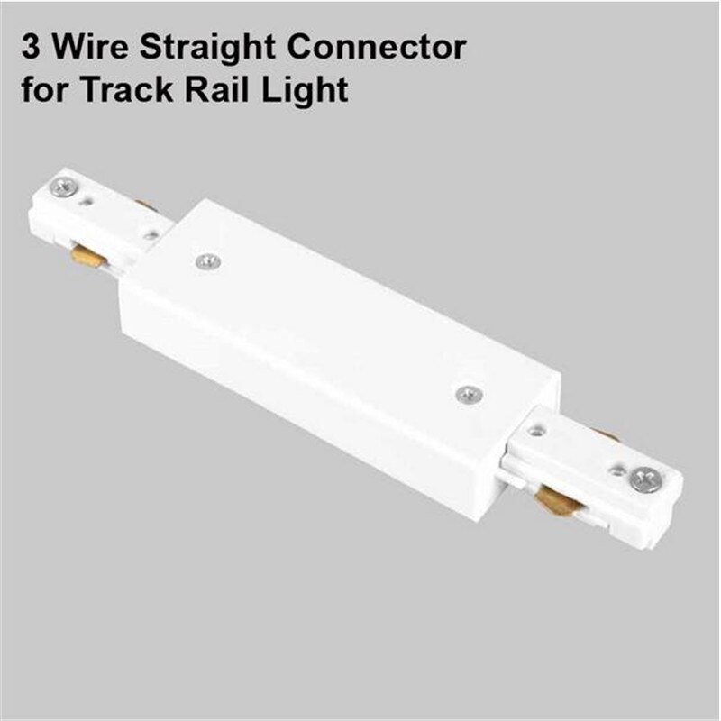 LED Track Rail Connector Straight Connectors 3 Draad Rail Connector Rail Joiner Track Verlichting Voor Spot Light Spoor Fitting