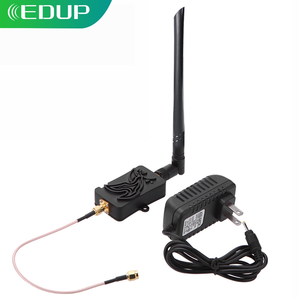 EDUP 4W wzmacniacz sygnału Wifi wzmacniacze 2.4Ghz 802.11n wzmacniacz sygnału wzmacniacz sygnału Wifi dostępu szerokopasmowego dla router bezprzewodowy karta sieciowa