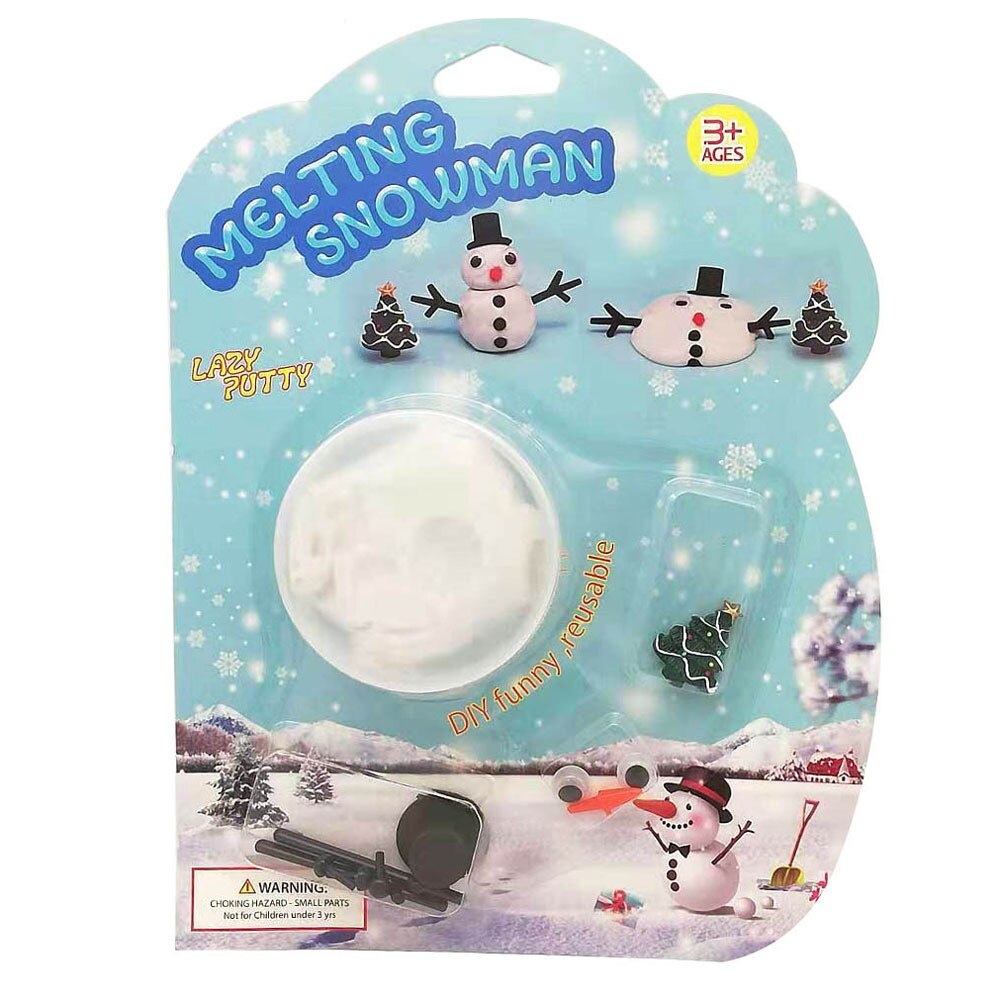 Speelgoed Magic Smelten Sneeuwpop Diy Sneeuwpop Bouwen Het Horloge Het Melt Slime Speelgoed Fun Play Game