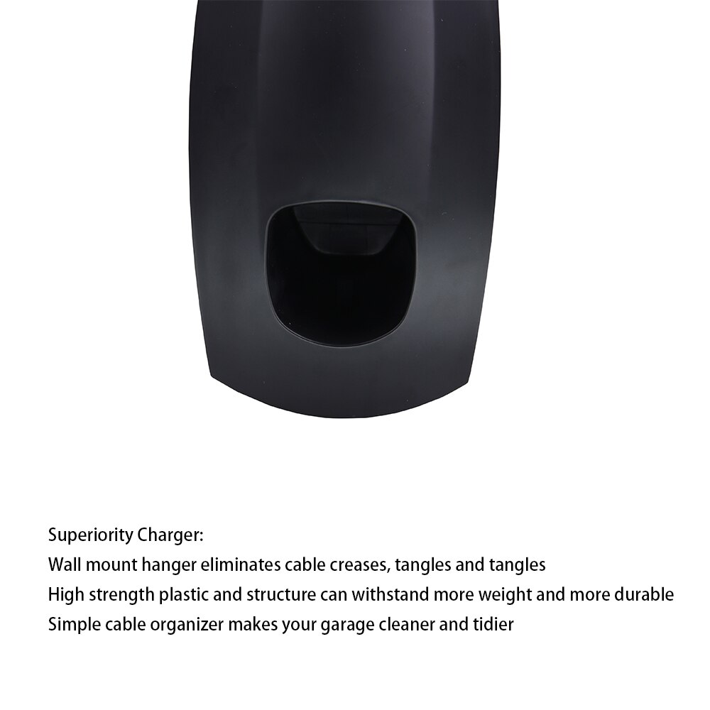 Charging Cable Organizer for Tesla Motors Wall Mount Connector Holder Cable Organizer Adapter Charger Holder for Model S X 3