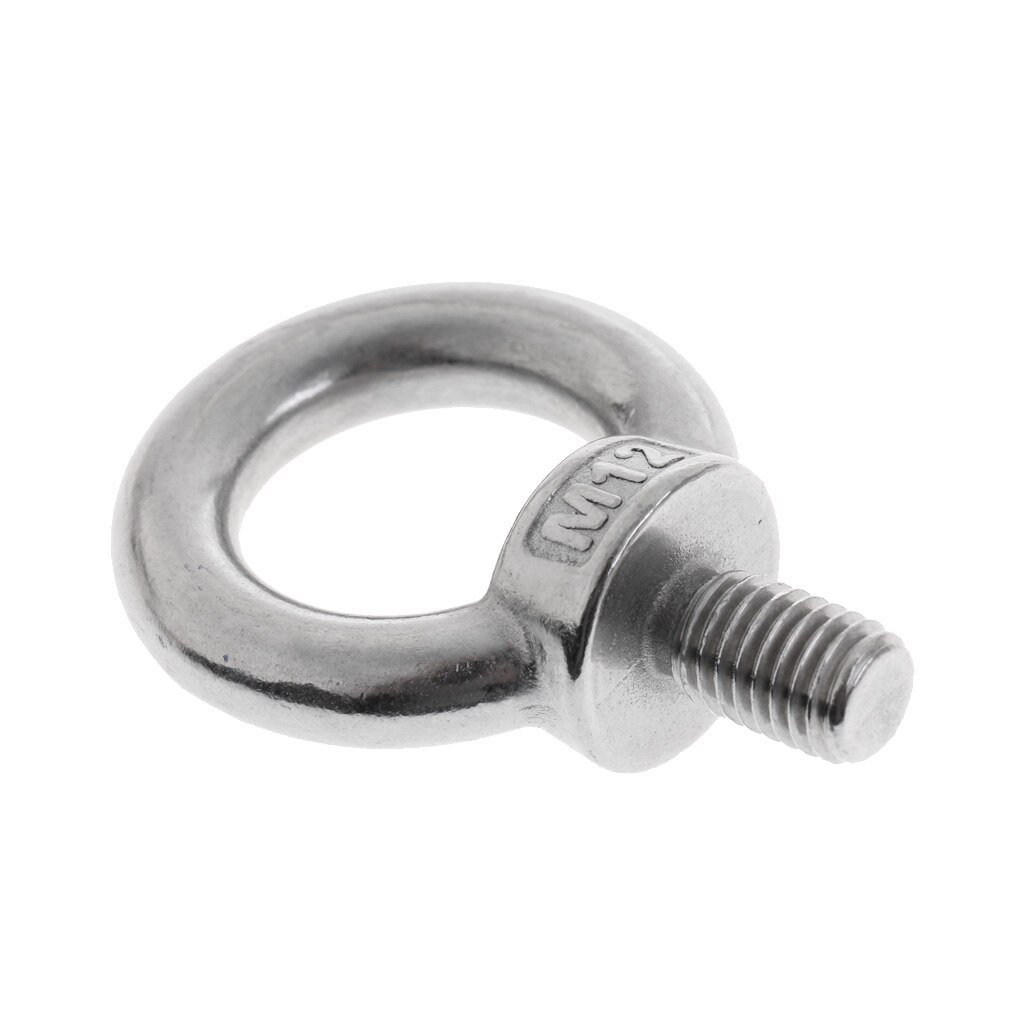 304 Stainless Steel Lifting Eye Bolt - Din 580- Ring Screw Bolt M6/ M8/ M10/ M12/ M14/ M16/ M18/ M20: M12 x 20mm