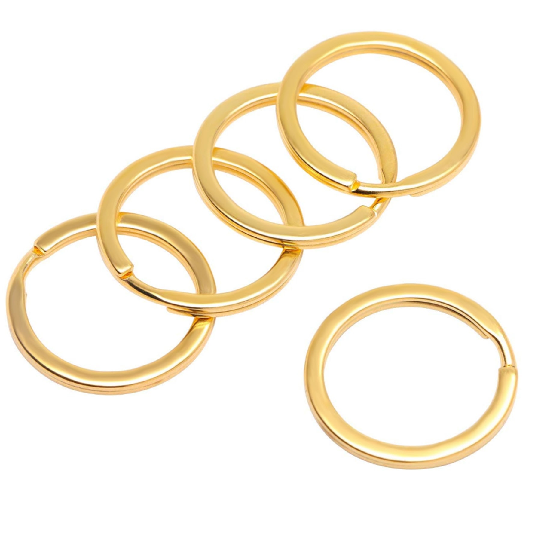 50Stck Schlüsselanhänger Teilt Ring 30mm Teilt Keychain Ringe Zubehör Anschlüsse Für Schmuck Machen