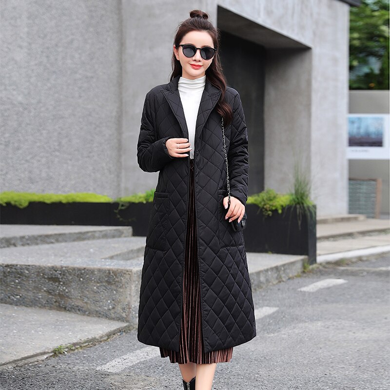 neue Winter Jacke Frauen Gürtel Unten Parkas Weibliche Jacke Langen Mantel Schlank Warme Winter Outwear