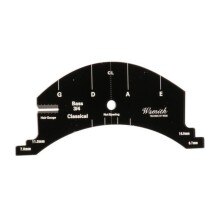 Violin Bridges Multifunctional Mold Fingerboard Template Full Size Making Tools Cello Viola Double Bass Fingerboard Scraper Make: Double Bass 3 4