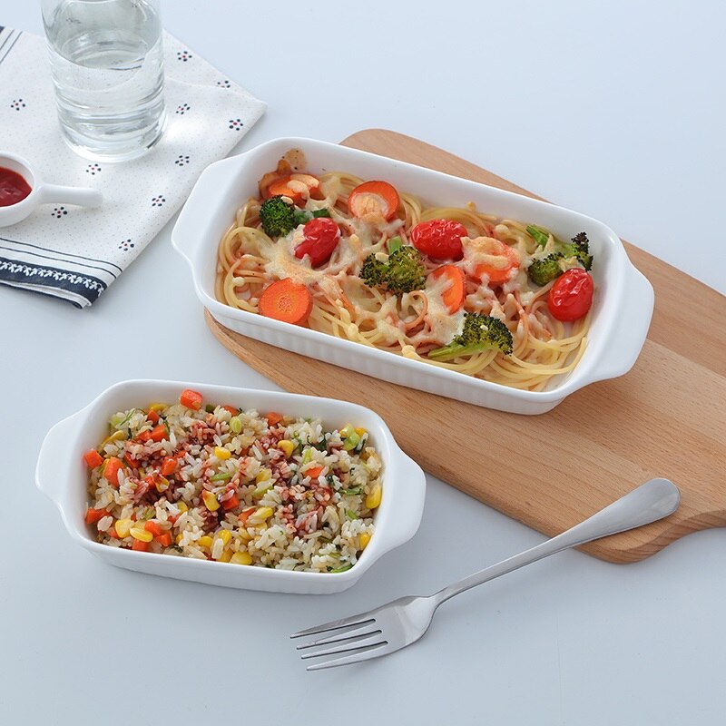 Guci Ceramic mold baking oven baked rice dish special cheese pizza pasta baking dish Western-style food household utensils