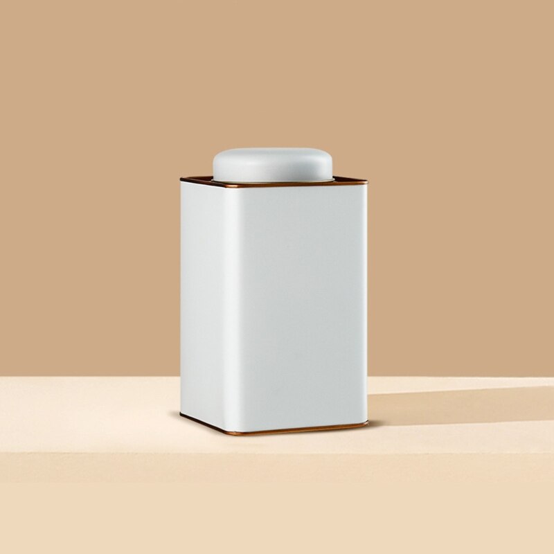 Metalen Blik Box Vierkante Thee Jar Container Groene Thee Opbergdoos Blikken Voor Voedsel Koffie Kruid Snoep Chocolade Suiker Kruiden snacks
