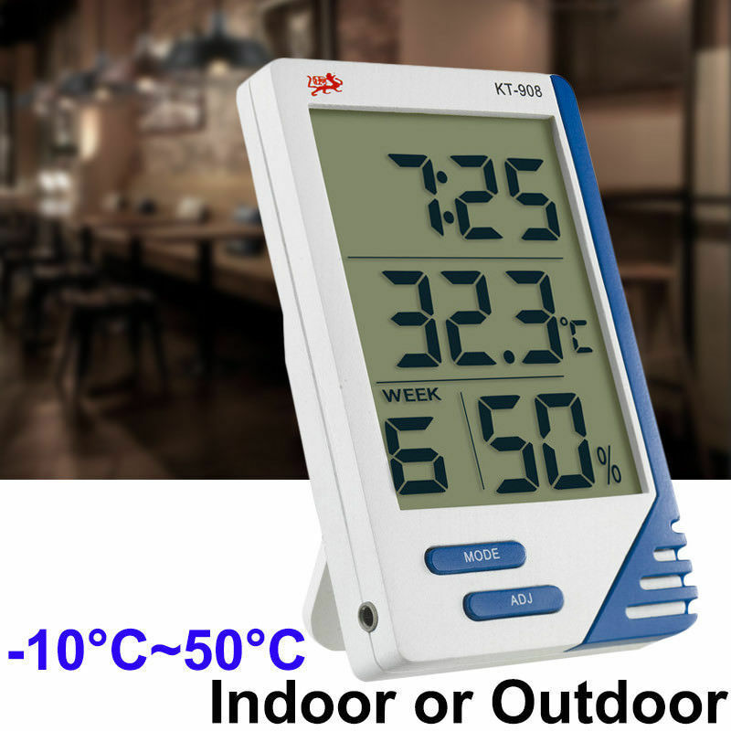 Hoge nauwkeurigheid LCD Digitale Thermometer Hygrometer Indoor Outdoor Elektronische Temperatuur-vochtigheidsmeter Weerstation