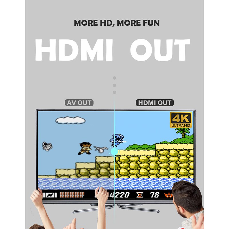 を内蔵4 hdmi 568古典的なビデオゲームレトロコンソールコントローラワイヤレス米国