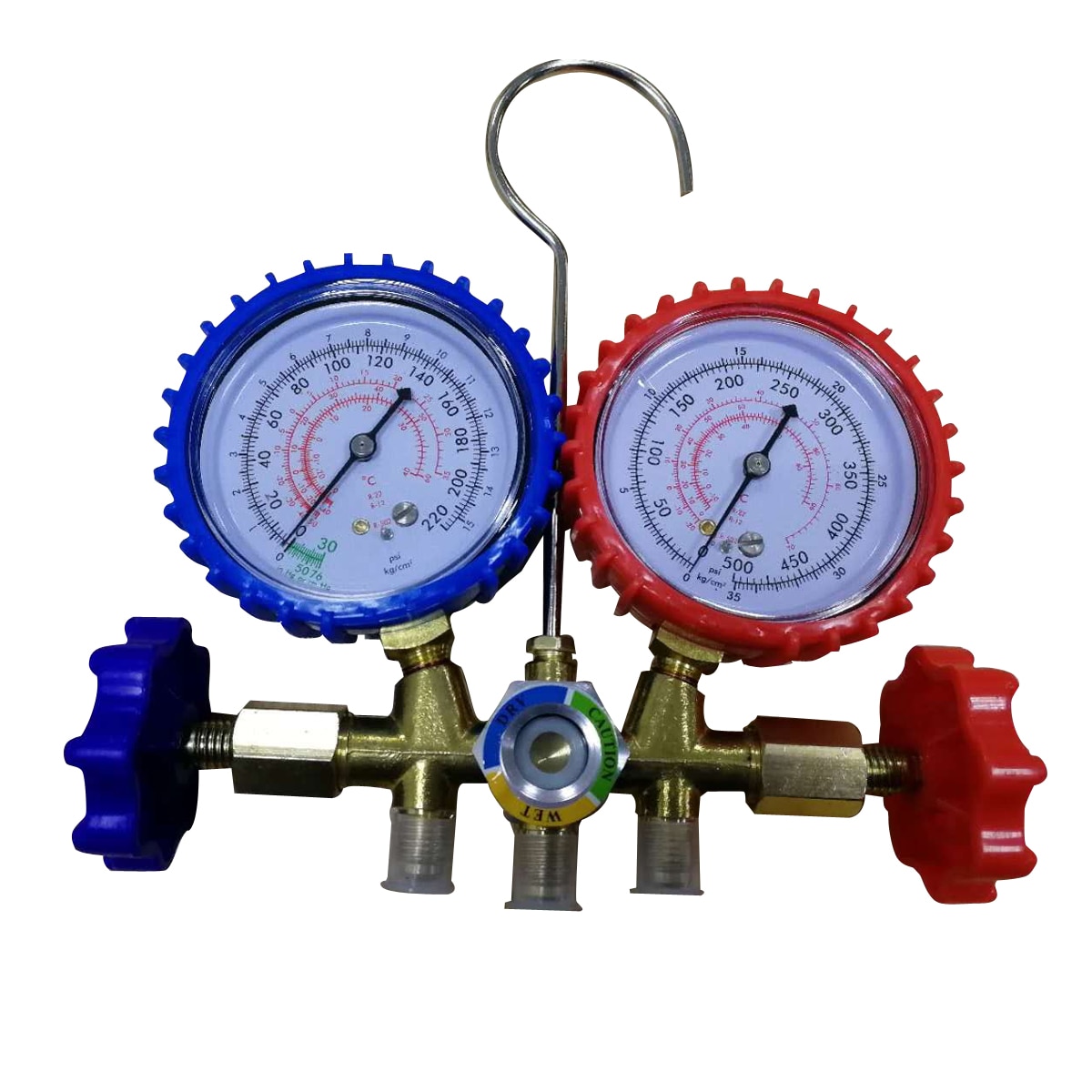 Manifold Gauge Durable Portable Dual-use Air Conditioner Gauge Refrigerant Recovery Kit Refrigeration Freon Kit for Repair Store