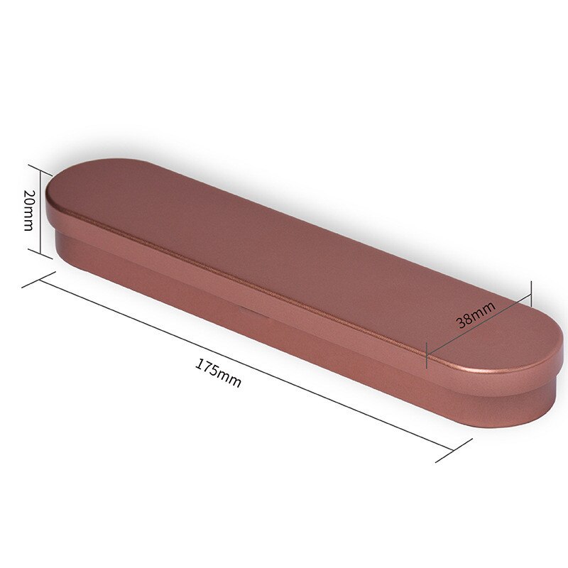 Vulpen Doos Metalen Etui School Briefpapier Doos Voor Kinderen Student Pen Case Leuke Tin Box Multifunctionele Opbergdoos: champagne gold