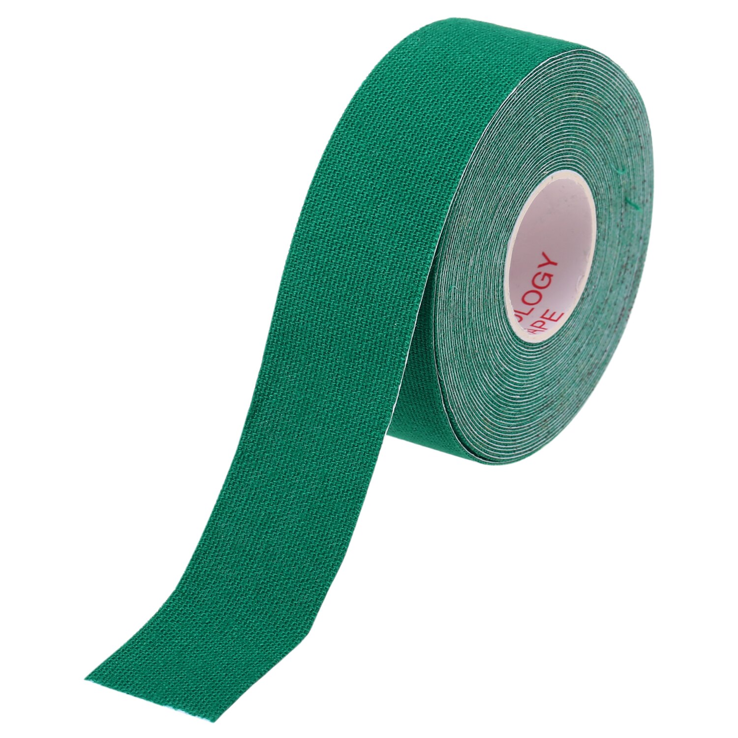 5m atletische spierbandages, sporttape, ademend, schouder, enkel, pols, voet, elleboog, hersteltherapie-apparatuur: Groen 2.5cm