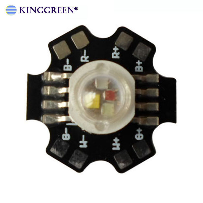 20x supper lyse 4w 12 wrgbwled lampe perler 45 mil epileds chip 8 pinhigh power rgbw lyskilde: Rgb ww / 12w ledede