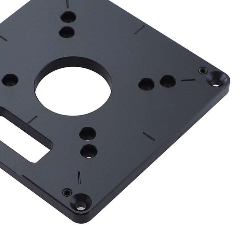 Router Table Insert Plate Universal Trimming Machine Flip Board Mounting Plate for Woodworking Engraving Accessory