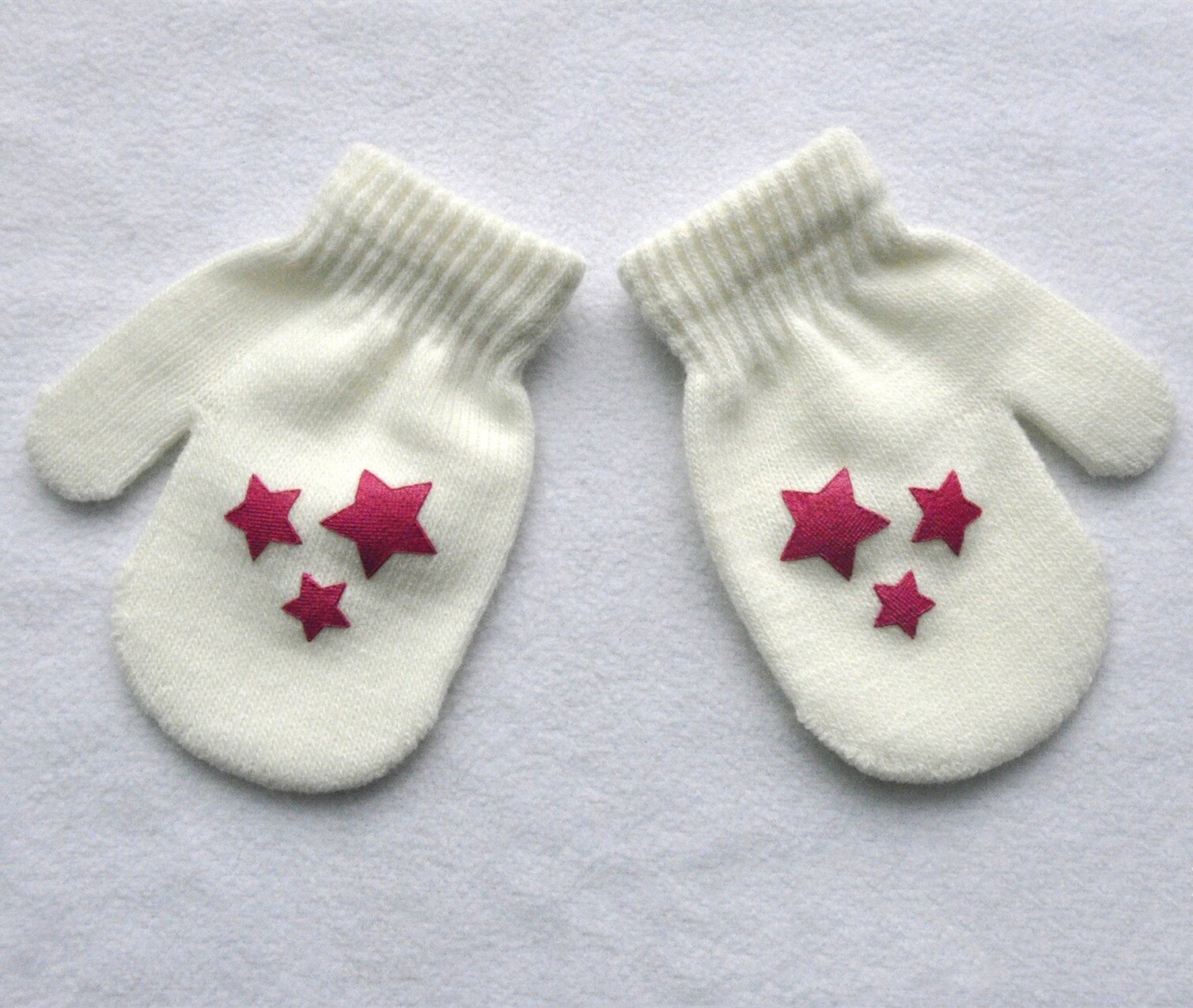 1 paar Nette Kid Fäustlinge Kinder Winter Gestrickte Handschuhe Für Jungen Mädchen Dot Stern Herz Muster Fingerling Luvas Weiche Warme handschuh: D