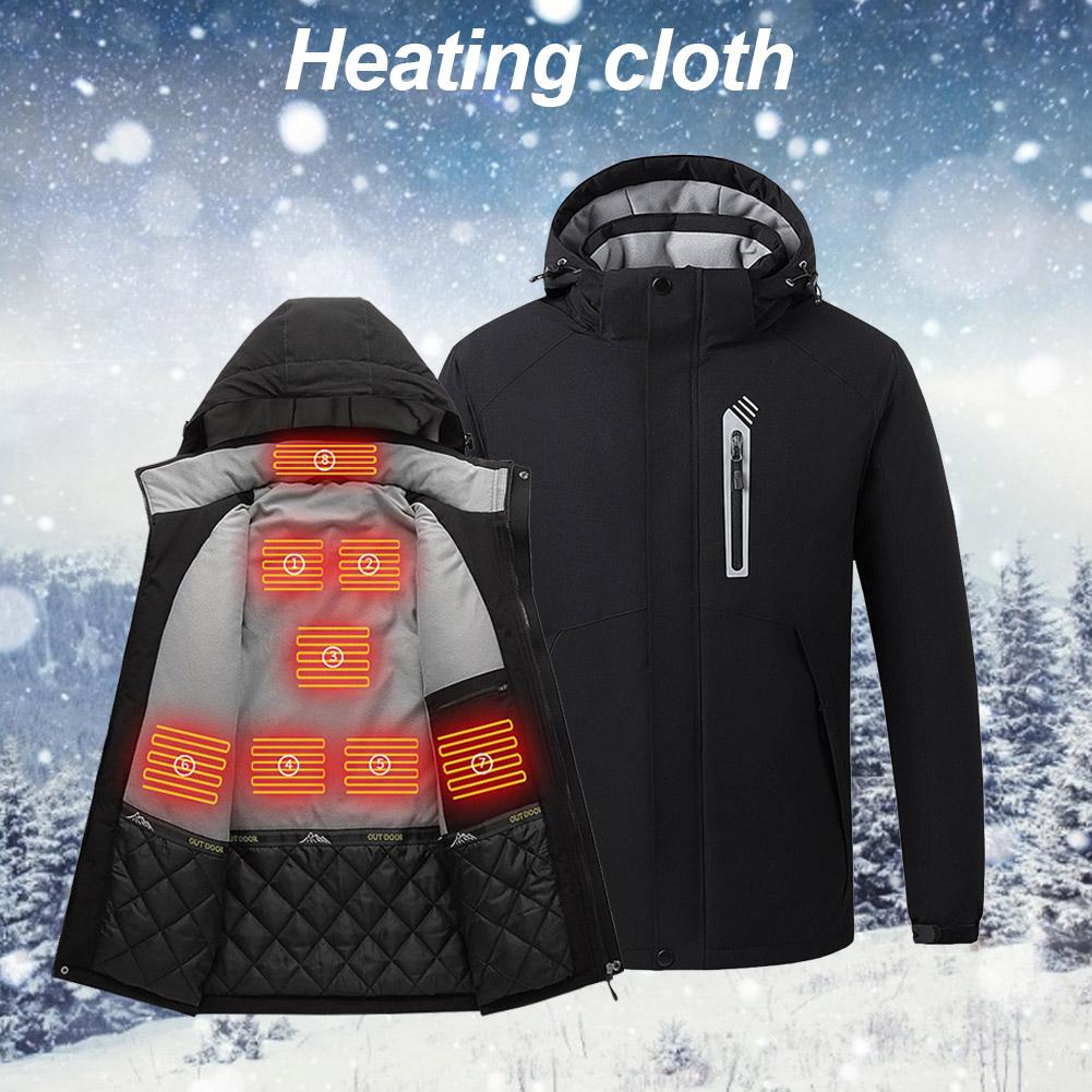 Heated Jacket Smart Heating Clothing Heating Jacket Male USB Charging Heating Outdoor Ski Suit Jacket Outdoor Ski Jacket