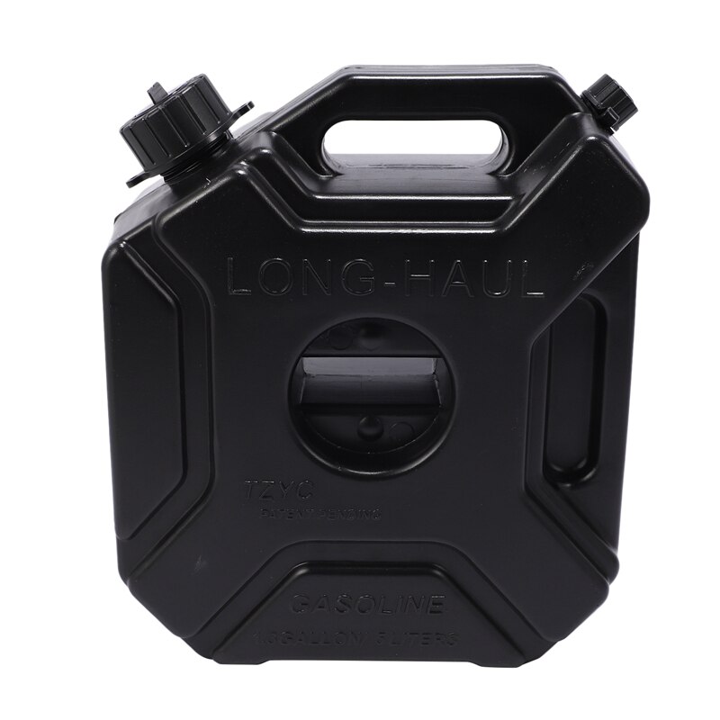 5l liter zwarte brandstoftank auto motorfiets reserve benzine olie tank reserve jerrycan brandstofkannen jerrycan met slot en sleutel
