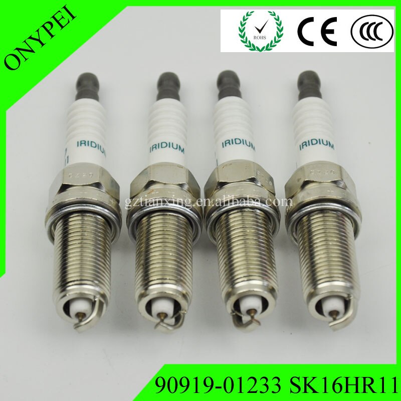 90919 01233 SK16HR 11 9091901233 SK16HR11 Iridium Spark Plug For Toyota Camry RAV4 Scion tC 90919-01233 SK16HR-11