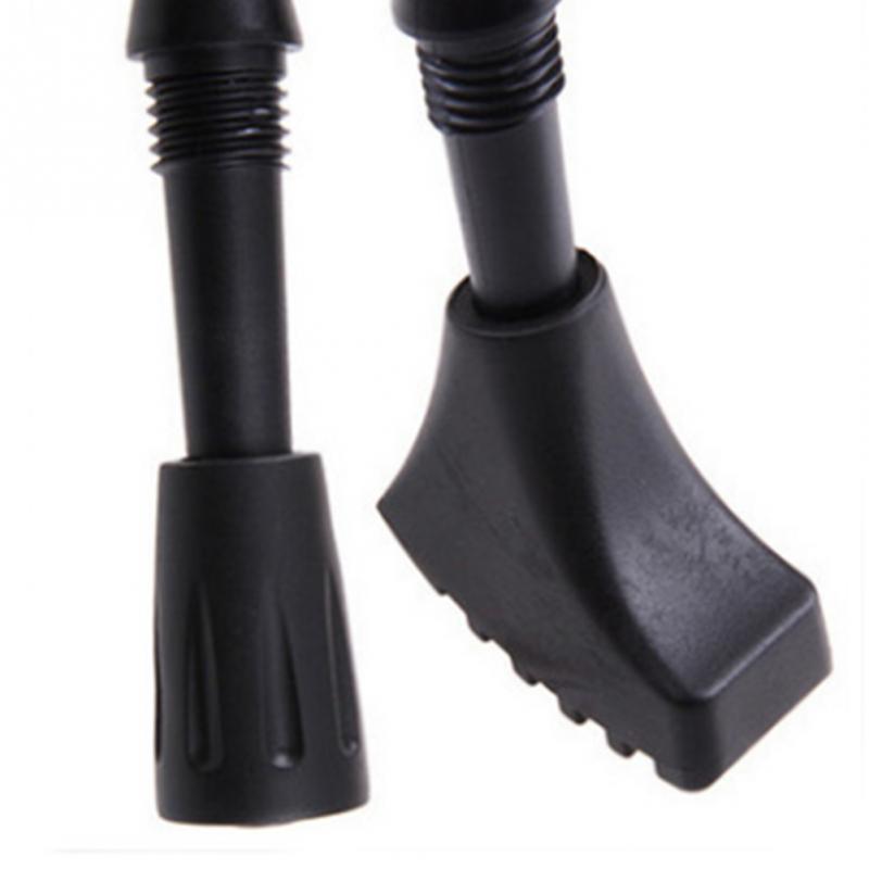 Black Trekking Pole Rubber Tips Feet End Caps Protector Hiking Pole Tip Protectors Trail Camp Walking Stick Ferrule