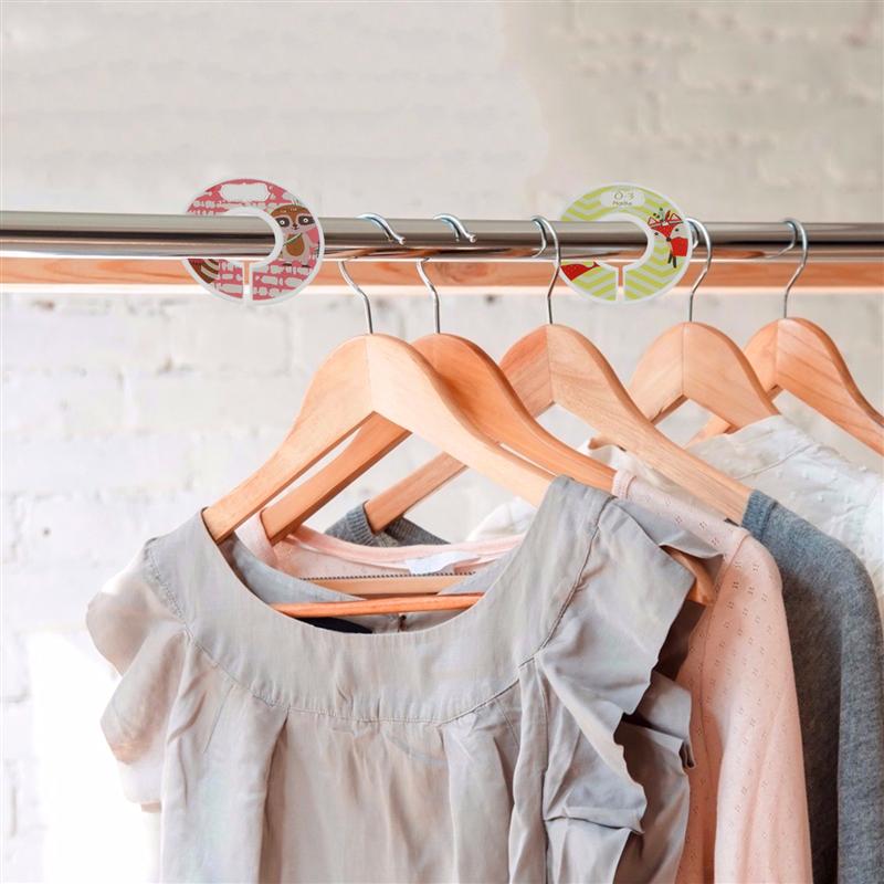 12 Stuks Cartoon Dieren Kleding Maat Verdelers Kast Kleding Size Divider Borden Diy Kleding Naaien Tool