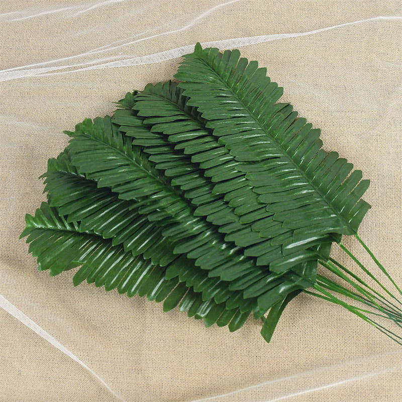 10/20 stücke Grüne Künstliche Pflanzen Palm Blätter Simulation Blatt Für Dschungel Geburtstag Hochzeit Party Wohnkultur DIY Blume Anordnung