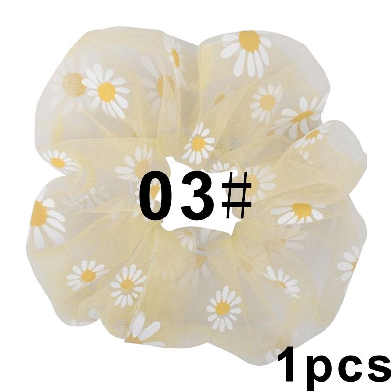 Nette Korea Weiche Gittergewebe Frauen Haar Scrunchie Mädchen Elastische Haar Bands dehnbar Haar Krawatten Pferdeschwanz Kopfschmuck Zubehör: Lavendel