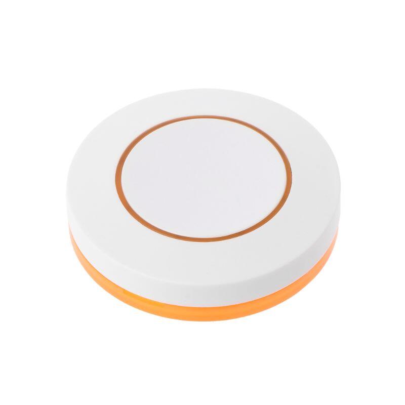 Round Shape 1 CH Button RF Transmitter Wireless Remote Control 433 MHz EV1527 Roundness Remote Key Sticky Wall Panel