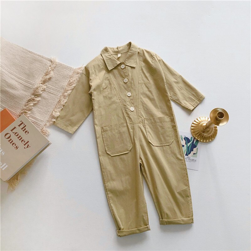 2 3 4 5 6 7 Jaar Peuter Baby Overalls Koreaanse Casual Jumpsuit Voor Meisjes Lente Herfst Kids kleding Kind Broek
